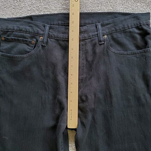 Levis 511 Jeans Mens 36x32 black Slim Straight Stretch Denim - Picture 8 of 14